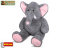 Plush Friends slon 130 cm plyšový sivý 0 m+