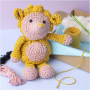Sada na háčkovanie ježko Amigurumi