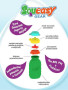 Silikónové vrecko Squeasy Snacker 104ml