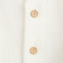 Dojčenský kabátik na gombíky New Baby Luxury clothing Laura biely