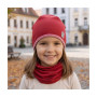 Čiapka podšitá Outlast® červená/tm. staroružová Little Angel
