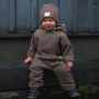 Rastúca zimná kombinéza Teddy fleece double Brown Esito
