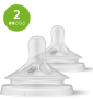 Cumlík Natural Response 2 Philips AVENT pomalý prietok 0 m+, 2 ks