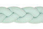 Mušelínový mantinel vrkoč 200 cm Babymatex – chránič do postieľky Mint