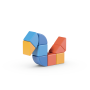Geomag Magicube Shapes 9 dielikov