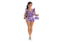 Barbie Deluxe modelka - Fialové šortky
