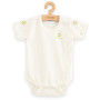 Dojčenské body s krátkym rukávom z organickej bavlny Olivy New Baby