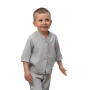 Detská mušelínová košeľa Luca Dove Grey Esito