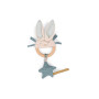 Hrkálka s dreveným krúžkom Moulin Roty Blue rabbit
