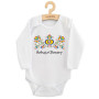 Detské body s potlačou Ľudový vzor Šohaj z Moravy New Baby