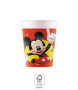 EKO papierové tégliky - Mickey Mouse 200 ml/8 ks