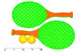 Tenis soft set 41 cm Wiky