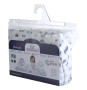 Mušelínové prestieradlo Dizajn s gumou 60 x 120 cm BabyMatex
