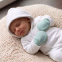 Rukavičky pre novorodencov bavlnené úplet Ažur Vel. 1 Baby service