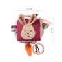 Senzorická textilná kocka Rabbit Karo BabyOno