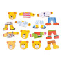 Oblékací puzzle Medvedia rodinka Bigjigs Toys