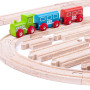 Drevené koľaje set 24 dielov Bigjigs Rail
