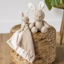 Hračka plyšová Teddy zajačik 24 cm Nattou