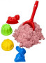 Kinetický piesok - púdrový - 2 kg + mix formičiek