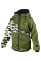 Softshellová bunda detská Maskáč khaki Wamu