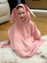 Osuška pončo s kapucňou a uškami Junior 70 x 140 cm Babymatex