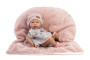 New Born dievčatko - realistická bábika bábätko s celovinylovým telom 853 - 38 cm Guca