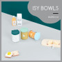 Sklenené misky s viečkami ISY Bowls 6 x 250 ml Babymoov