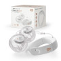 Odsávačka materského mlieka s funkciou ohrevu krku Double Hands-free Gentleneste Kinderkraft