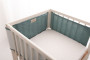 Mušelínový mantinel do postieľky Bump Air 180 x 30 cm Babymatex