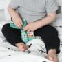 Plyšová hračka s pískatkom - Krokodíl, zelená Akuku