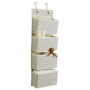Závesný organizér Recycled Gringham Beige 3 SPROUTS