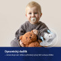 Cumlík svietiaci silikónový dynamický 2 ks Teddy Love 0 - 6 m Lovi