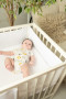 Mušelínový mantinel do postieľky Bump Air 180 x 30 cm Babymatex