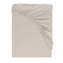 Mušelínové prestieradlo s gumou 58 x 110 x 8 cm béžovej BabyMatex