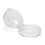Krytky gombíkov sporáka 2 ks Transparent