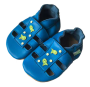 Kožené capáčky sandálky Barefoot Vel. L (12-18 mes.) Hopi Hop