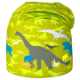 Funkčná obojstranná čiapka Dinosaury RDX Čierna/zelená