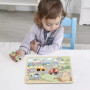 Puzzle so zvukmi Dopravné prostriedky Pastel