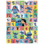 100 samolepiek s omaľovánkovými listami Lilo & Stitch