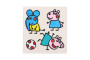 Okenné samolepky a omaľovánky Peppa Pig s farbami