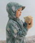 Vetrovka Shells Sea Tot Green Leokid