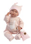 New born realistická bábika bábätko so zvukmi a mäkkým látkovým telom 74108 42 cm Llorens