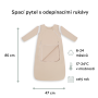 Celoročný spací vak s odopínacími rukávmi Sleepee