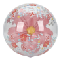 Nafukovacia lopta 3D Pink Flowers Little Dutch