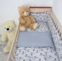 Mantinel do postieľky Teddy bears 28 x 180 cm Esito