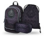 Set 3 Core Harry Potter Bradavice čierny: batoh, peračník, vrecko GRS Baagl