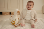 Hus plyšová s aktivitami Newborn Naturals Little Dutch