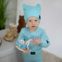 Rastúce body rebrované Turquoise - tyrkysová Esito