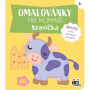 Omaľovánky pre najmenších Kravička