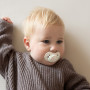 Cumlík svietiaci silikónový dynamický 2 ks Teddy Love 18 m+ Lovi